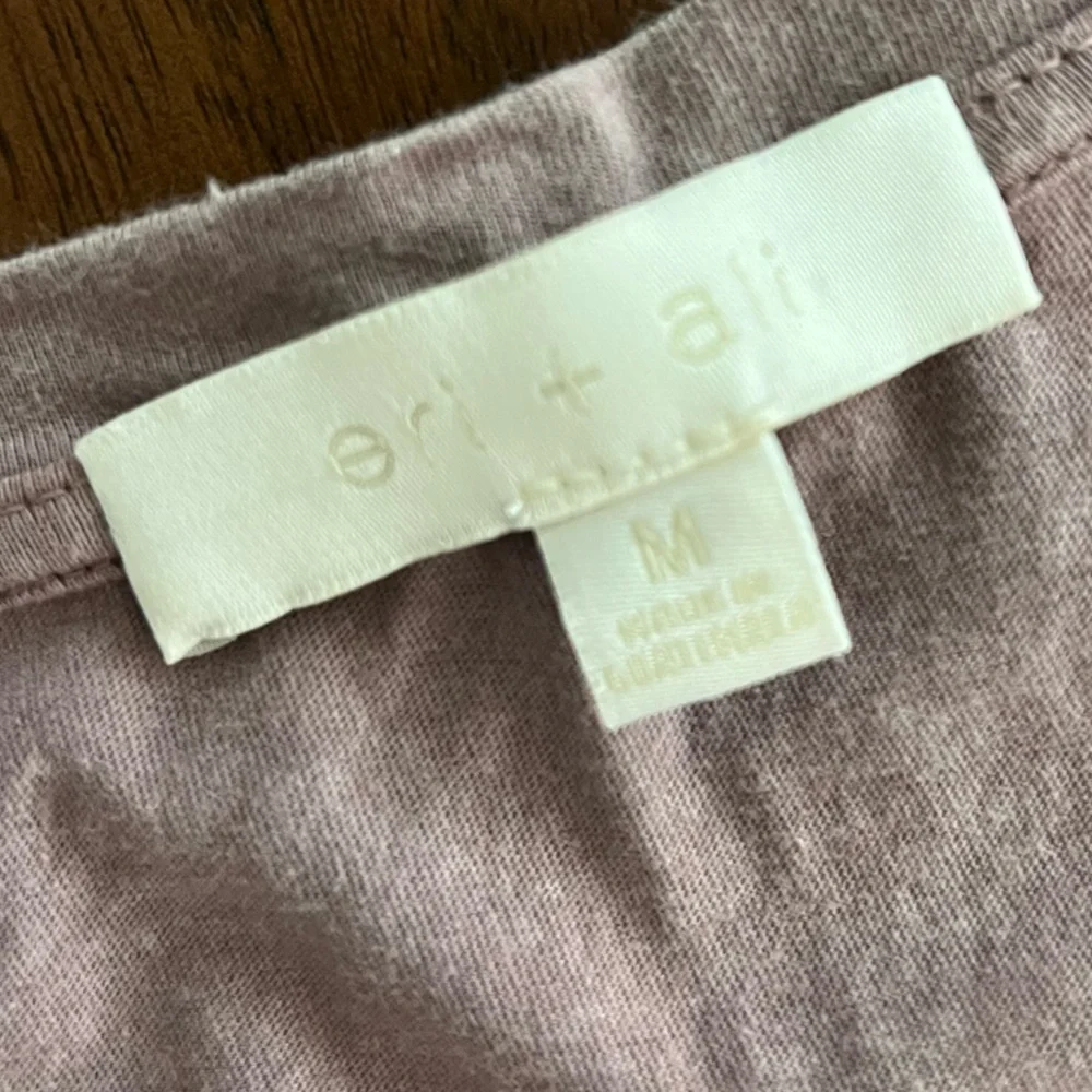 Anthropologie Eri + Ali Embellished Lavender Top - Picture 3 of 3